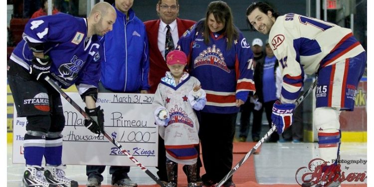 Cornwall River Kings $1000 Madison cancer battle