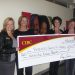 Pictured left to right: Carolyn Lemire (Manager CIBC Pitt & Second Street), Traci Trottier (accepting the $2,500 cheque on behalf of BFO), Elyse Lauzon-Alguire (accepting the $2,500 cheque on behalf of BFO) and Bonnie Wilson (Financial Advisor CIBC Brookdale & CIBC Pitt & Second Street).
