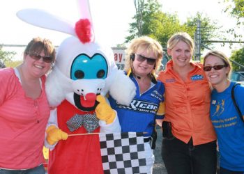 In Photo attached is Amanda Brisson from BBBS, Checkers Carol Morin-Flanagan Cornwall Motor Speedway, Tracy Wheeler STORM Realty, Megan Thomlison from BBBS