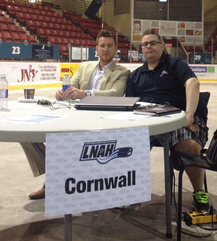 2014 LNAH draft Brock Frost and Mitch Gagne