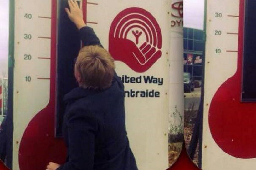 United Way 50 per cent of goal 2014