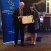 (Pictured above: CCVS student Lauren Thomas receives
Governor General's Caring Canadian Award.)