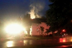 Fire at Second and Adolphus