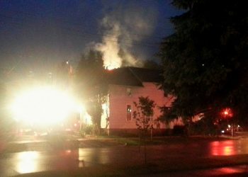 Dog Saves The Day during 4am Apartment fire at Second and Adolphus