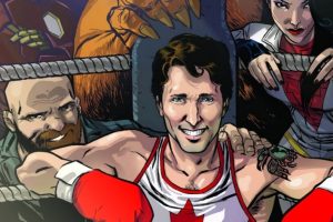 Justin Trudeau Marvel Comics Cover