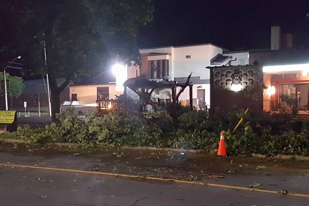 Lightning Storm Damage Cornwall Ontario
