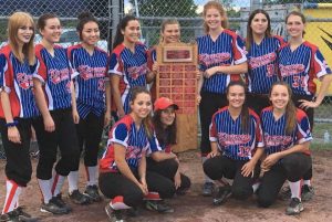 Kinsmen Girls Softball Team 2016 champions