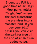 7 Amusement Parks, 6 Cities in 30 Days:  Six Flags