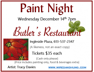 Paint Night Butler's Restaurant