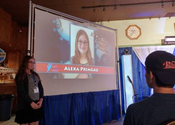 Kids honoured at the Cogeco Youth Achievement Awards, powered by the Optimist Club