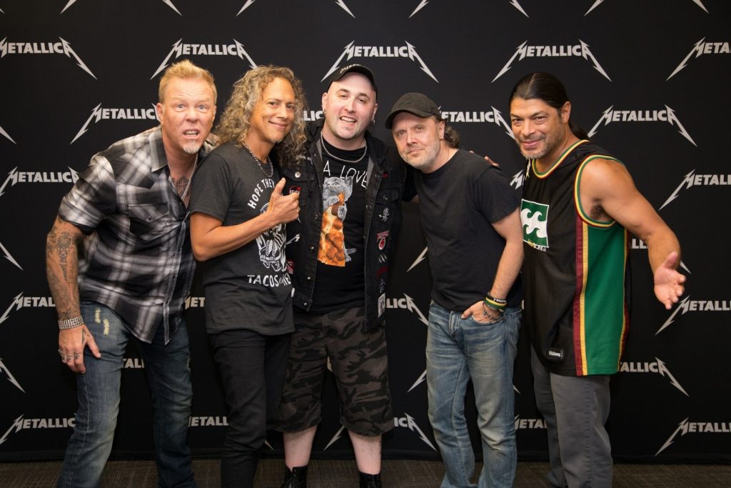 Enter Sandman - Local music fan fulfills dream of meeting Metallica