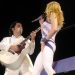 Monte Pittman and Madonna during the Confessions Tour | Photo by AxeStaticProcess WikiCommons