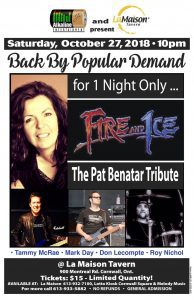 Pat Benatar Fire & Ice Poster FACEBOOK