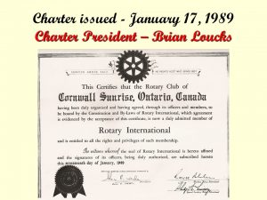 Sunrise Rotary Turns 30