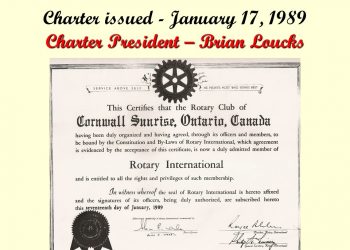 Sunrise Rotary Turns 30