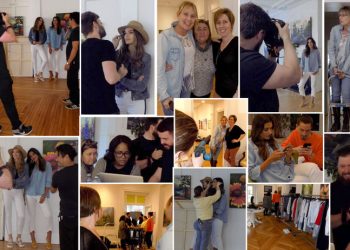 Fashion Shoots are “a Lot of Hurry Up and Wait”… Excitement at the Cline House Gallery