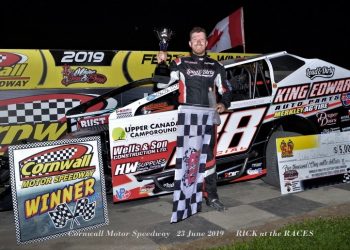 Luke Whitteker wins the Canadian Nationals Series at Cornwall Motor Speedway!