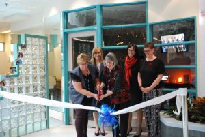 caregiver centre ribbon cutting