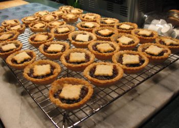 A new snack for entertaining and some mincemeat tarts with homemade pie crust.