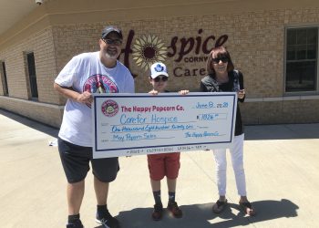 THE HAPPY POPCORN CO. MAKES SIZABLE DONATIONS TO LOCAL CHARITIES