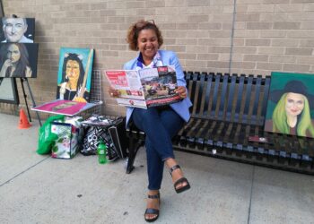 OUT and ABOUT with Seeker Chick Mai-Liis this evening at Cornwall Art Walk.