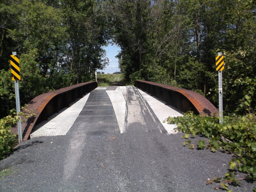 The Bridge at Bridge End, looking west to Quebec