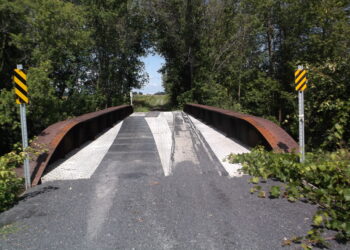 The Bridge at Bridge End, looking west to Quebec