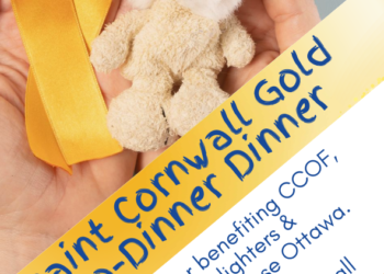 The Cornwall Optimist Club is partnering with Paint Cornwall Gold to raise awareness of Childhood Cancer during September by hosting a non-dinner dinner.