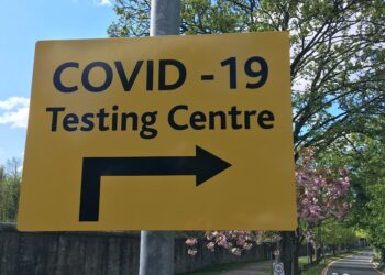 Temporary COVID-19 Testing Centre Opening in Parking Lot at Calypso Waterpark in Limoges