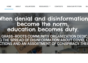 Local duo teams up to fight the spread of Covid disinformation with humour and fact, in a new website.