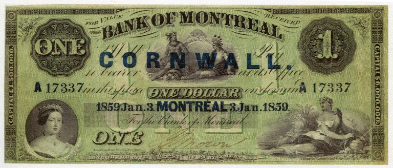 One Dollar - 1859