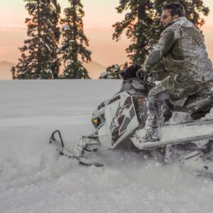 cold snow man people