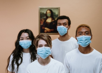 health workers wearing face mask