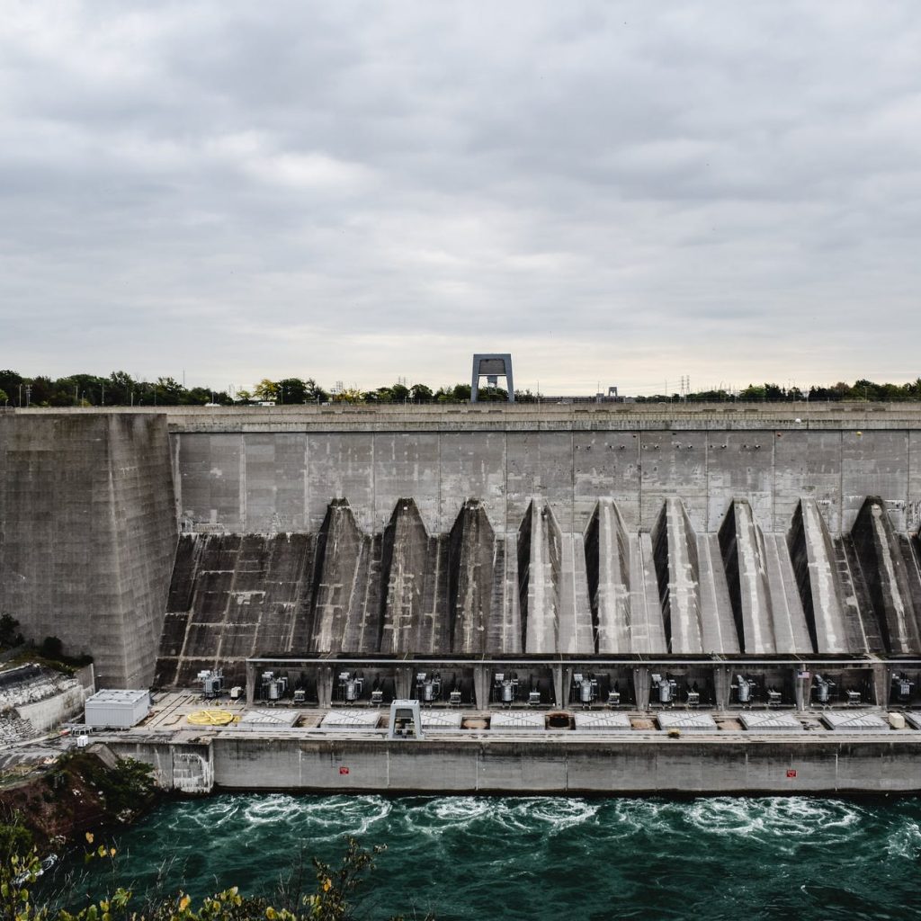 landscape water building bridge