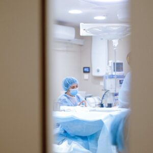 photo of healthcare professional inside the operating room