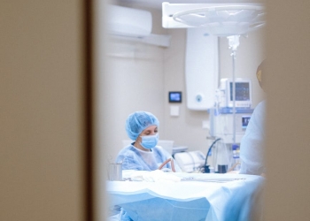 photo of healthcare professional inside the operating room