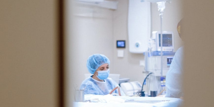 photo of healthcare professional inside the operating room
