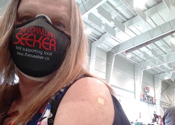 OUT and ABOUT with Seeker Chick Mai-Liis: I got the “jab” as the British say!