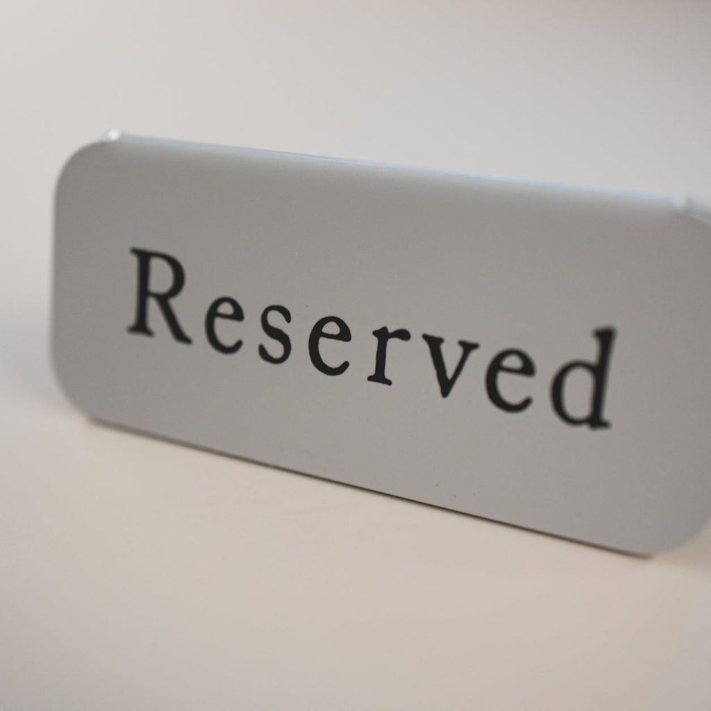 small signage from restaurants and cafes