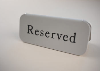 small signage from restaurants and cafes