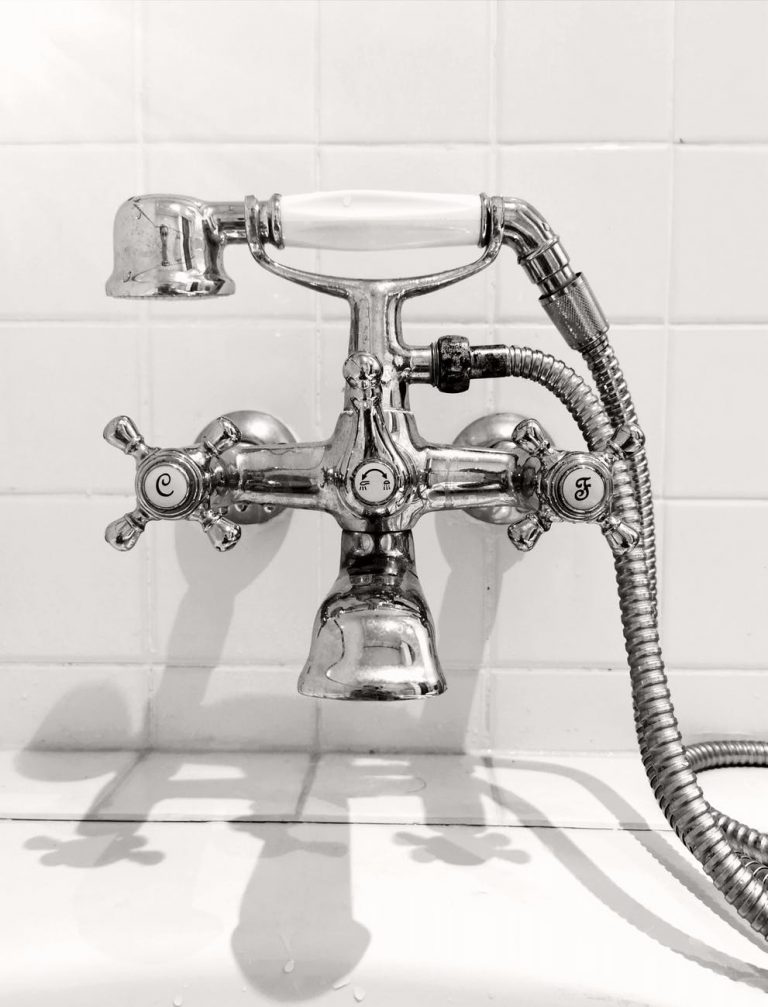 luxury wet chrome bathroom