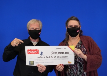 WINCHESTER COUPLE WINS $500,000 PRIZE WITH INSTANT $500,000 JACKPOT