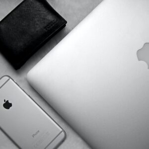 close up of apple products