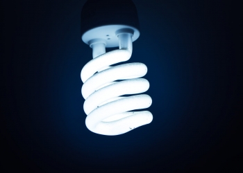 white cfl bulb
