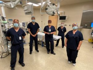 Operating Room staff at CCH with the Eligible Approach Rate Award from Ontario Health