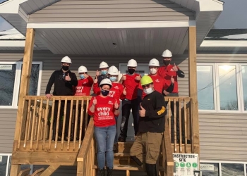 City of Cornwall helps Habitat Cornwall Home Build