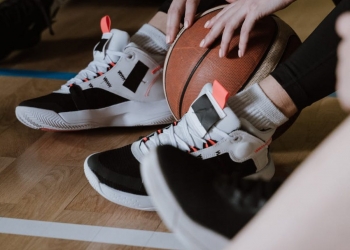 a player holding a basketball