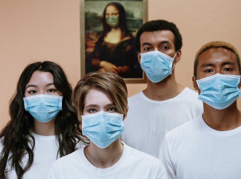 people wear masks