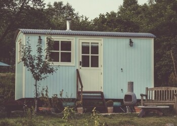 glass panel white frame door