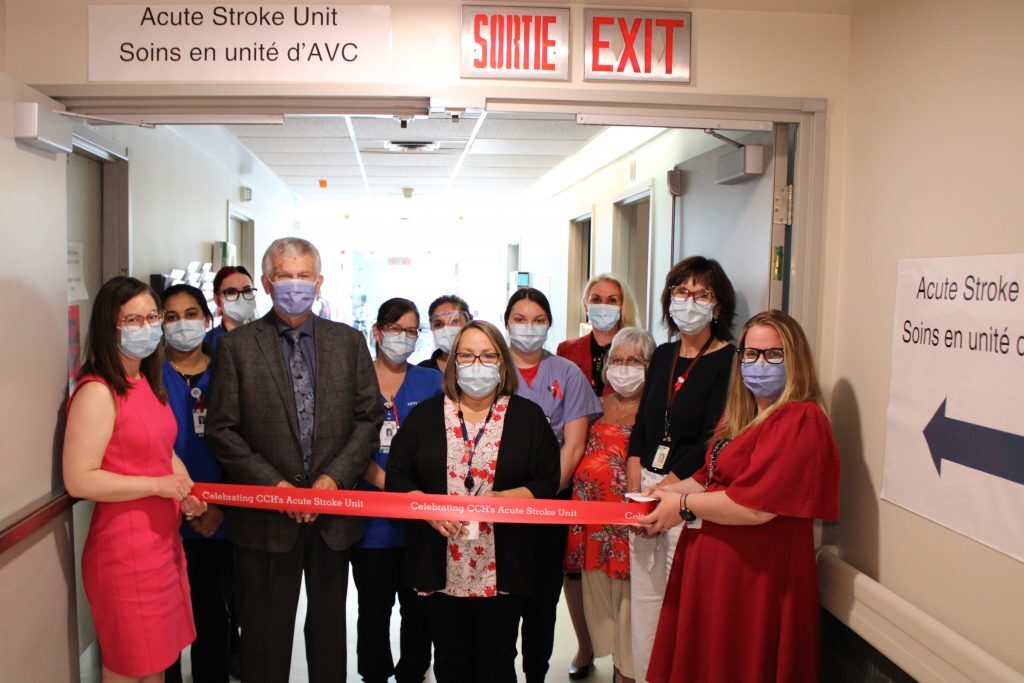 Acute Stroke Unit Ribbon Cutting on June 20, 2022_Photo provided by CCH